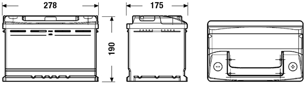 Starterbatterie - CC700 CENTRA