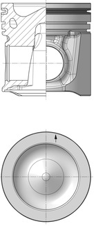 stūmoklis - 40041600 KOLBENSCHMIDT