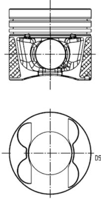 Piston - 40776600 KOLBENSCHMIDT