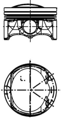 Piston - 41197620 KOLBENSCHMIDT