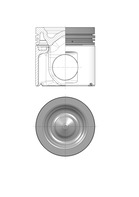 Piston - 40907600 KOLBENSCHMIDT