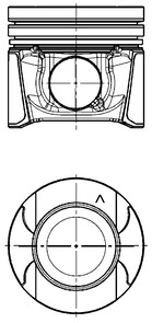 Piston - 97504620 KOLBENSCHMIDT