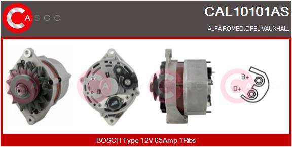 Alternator - CAL10101AS CASCO