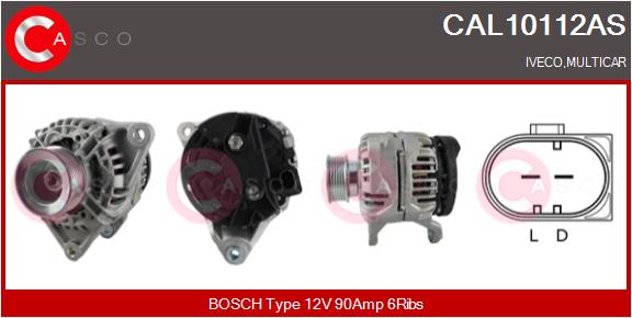 Alternator - CAL10112AS CASCO