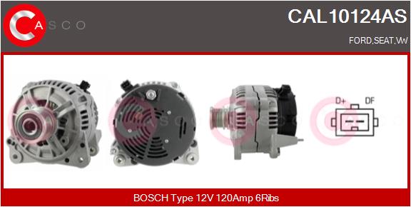 Alternatore - CAL10124AS CASCO