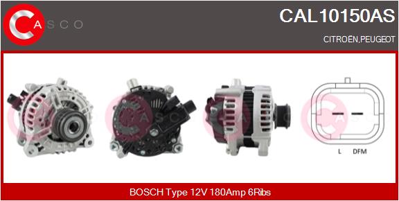 Alternator - CAL10150AS CASCO