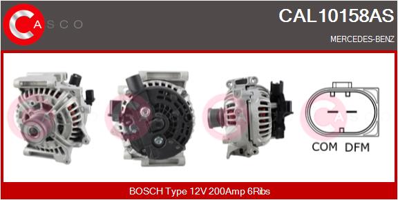 Alternator - CAL10158AS CASCO