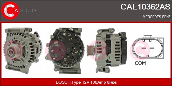 Alternator - CAL10362AS CASCO