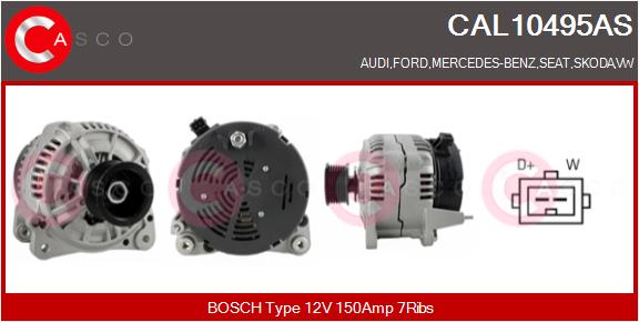 Генератор - CAL10495AS CASCO