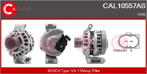Alternator - CAL10557AS CASCO