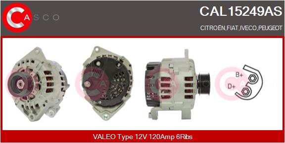 Генератор - CAL15249AS CASCO