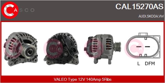 Alternator - CAL15270AS CASCO