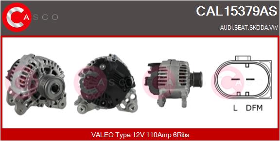 Alternator - CAL15379AS CASCO