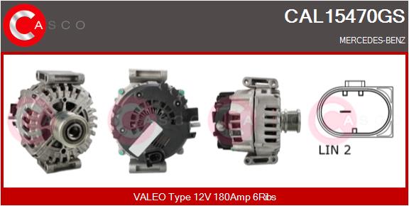 Alternator - CAL15470GS CASCO