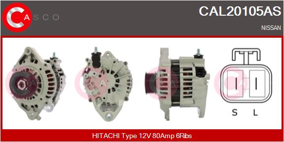 Alternatore - CAL20105AS CASCO