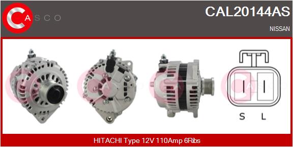 Alternator - CAL20144AS CASCO