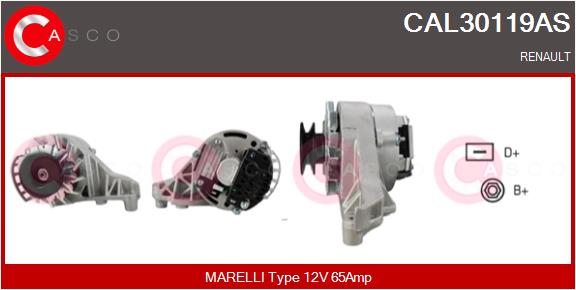 Генератор - CAL30119AS CASCO