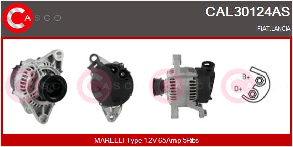 Generator - CAL30124AS CASCO