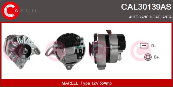 Alternatore - CAL30139AS CASCO