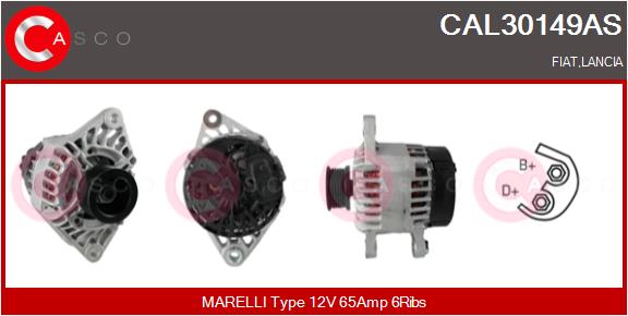 Alternatore - CAL30149AS CASCO