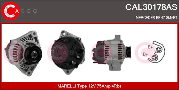 Generator - CAL30178AS CASCO