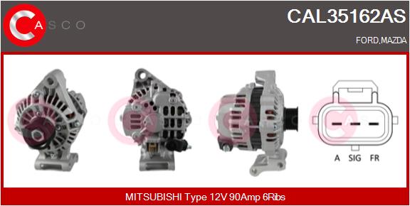 Alternator - CAL35162AS CASCO