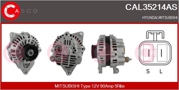Alternator - CAL35214AS CASCO