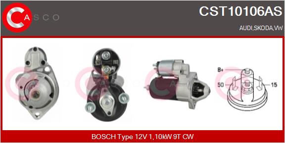 starteris - CST10106AS CASCO