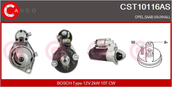 Starter - CST10116AS CASCO