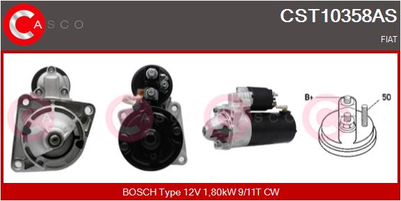Motorino d'avviamento - CST10358AS CASCO