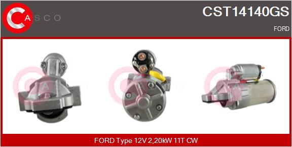 Стартер - CST14140GS CASCO
