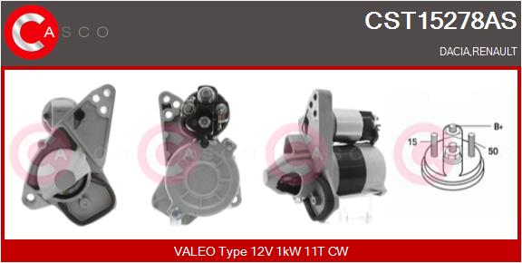 starteris - CST15278AS CASCO