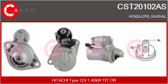 Стартер - CST20102AS CASCO
