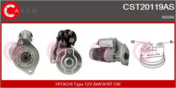 Starter - CST20119AS CASCO