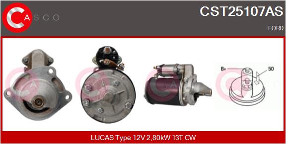 Стартер - CST25107AS CASCO