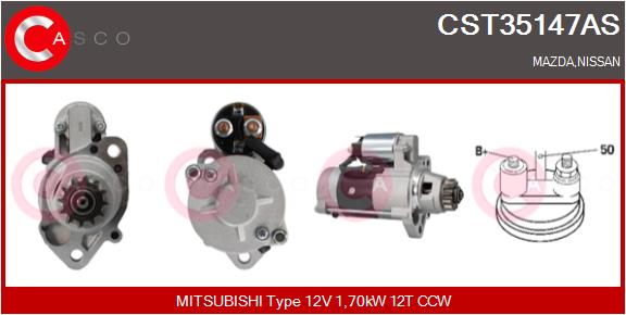 starteris - CST35147AS CASCO