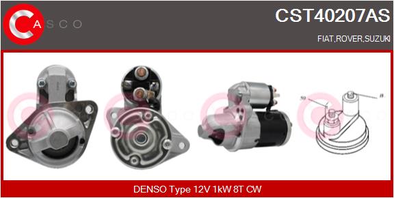 starteris - CST40207AS CASCO