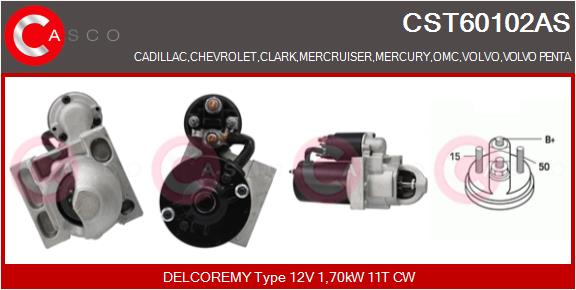 starteris - CST60102AS CASCO