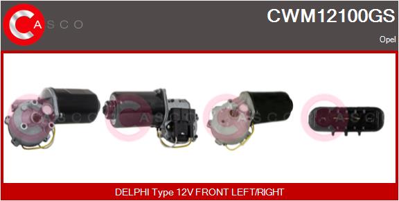 Wiper Motor - CWM12100GS CASCO