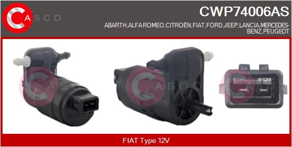 Водяной насос, система очистки окон - CWP74006AS CASCO