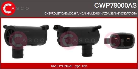 Water Pump, window cleaning - CWP78000AS CASCO
