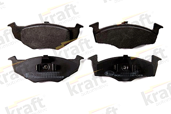 Kit pastiglie freno, Freno a disco - 6000345 KRAFT AUTOMOTIVE