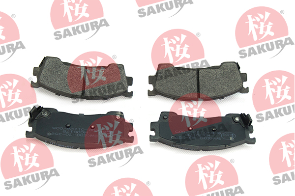 Brake Pad Set, disc brake - 600-30-3580 SAKURA