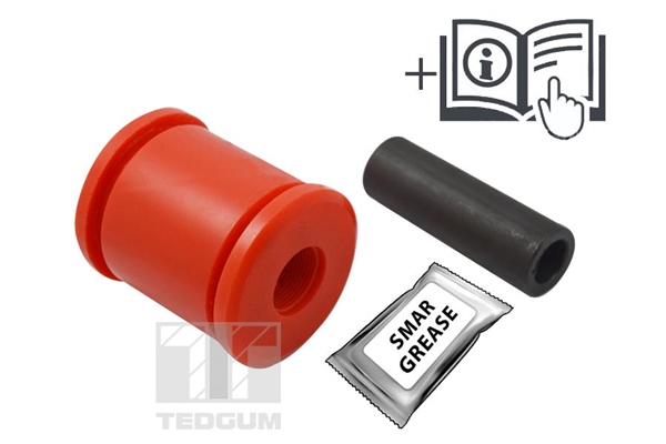Mounting, leaf spring - 00218102 TEDGUM
