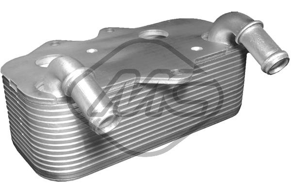 Oil Cooler, engine oil - 06345 Metalcaucho
