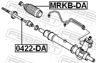 Bellow, steering - MRKB-DA FEBEST