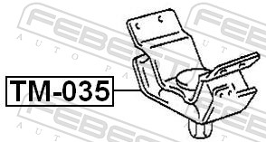 Engine Mounting - TM-035 FEBEST