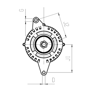 Alternator - 116715 HC-Cargo