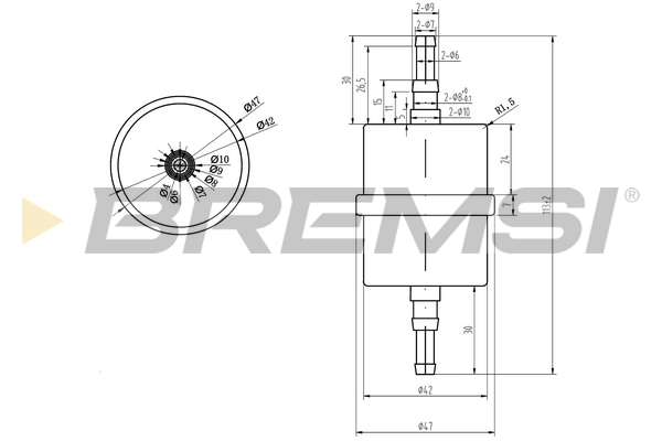 Kraftstofffilter - FE0035 BREMSI