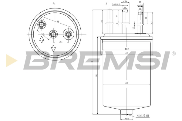 Fuel filter - FE0048 BREMSI